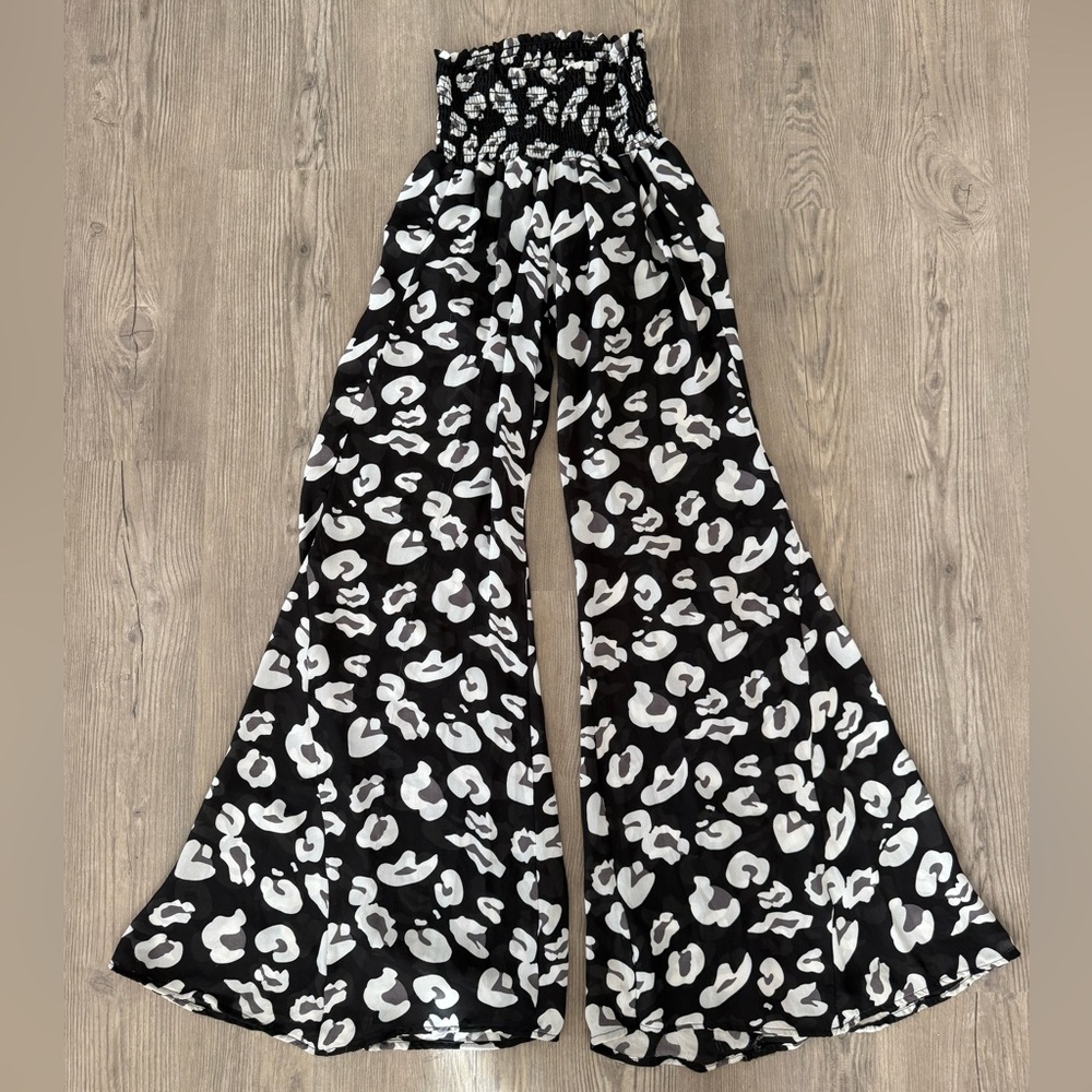Show Me Your MuMu Leopard Wide Leg Pants